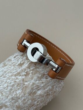 Hermès Barenia Lancelot Bracelet Authentic